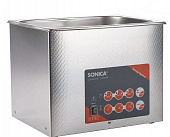 SONICA 3200ETH S3 - ультразвуковая мойка с подогревом и краном для слива жидкости, 6 л