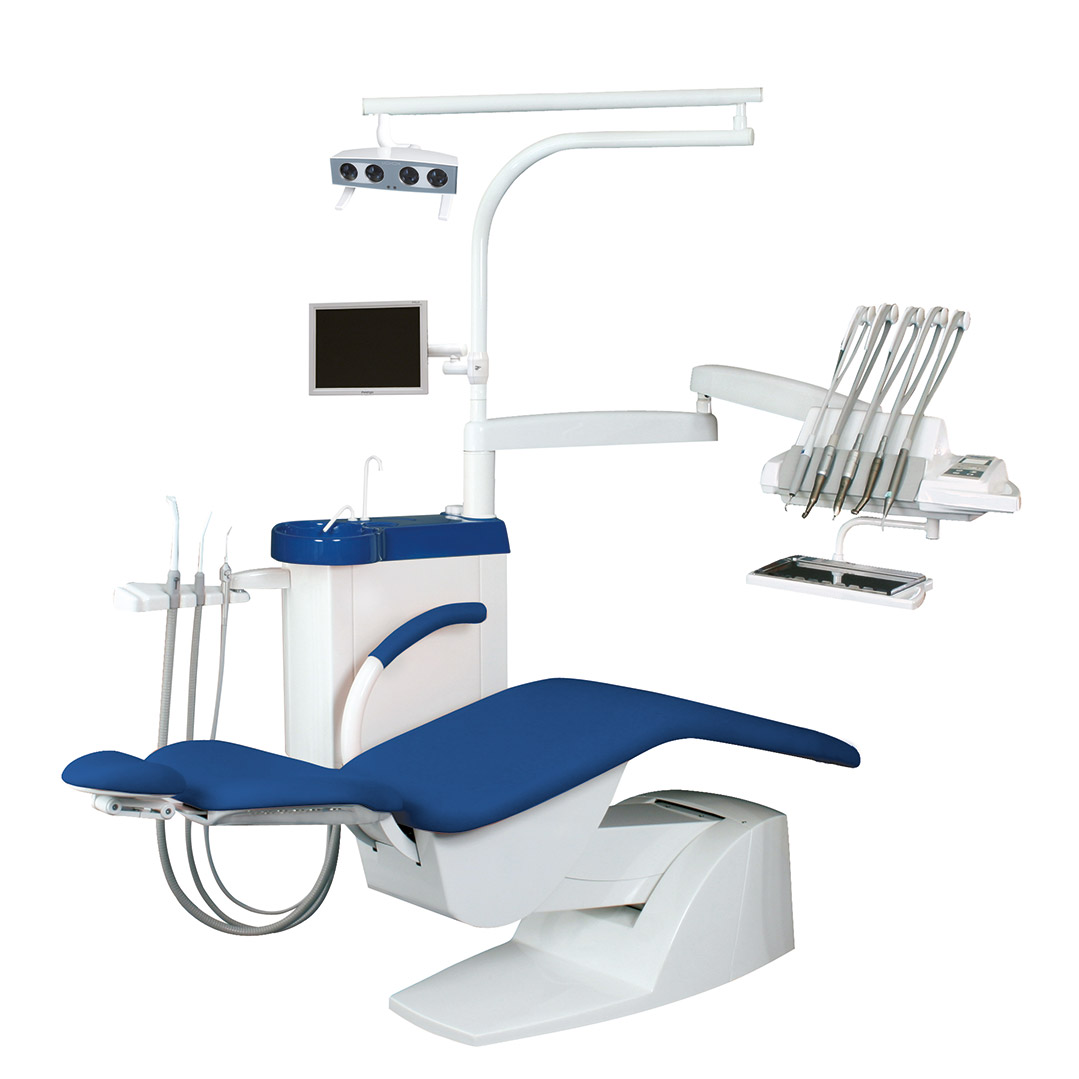 IMPULS S100 - стоматологическая установка с верхней подачей фото 2