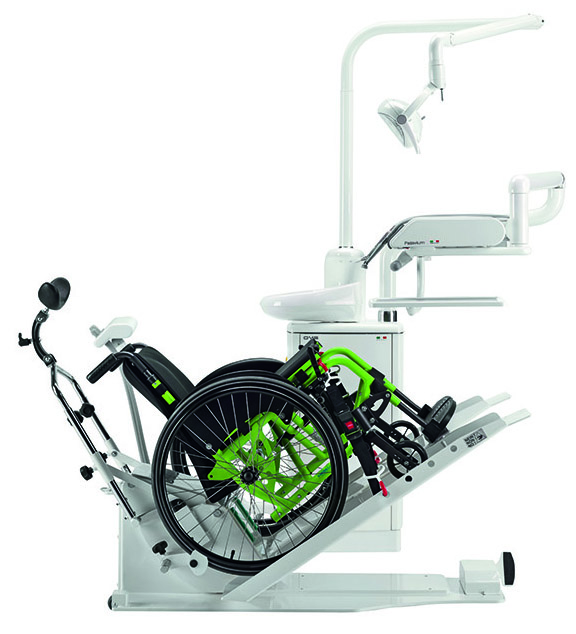 Linea Esse Plus - стоматологическое кресло для инвалидов колясочников фото 2