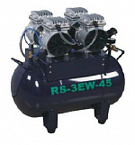 RS3 EW45 - компрессор воздушный стоматологический  (140 л/мин, 45 л)