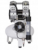 КМ-24.OLD20Д - воздушный компрессор для 3-x стоматологических установок, с осушителем мембранного типа, с ресивером 24 л, 160 л/мин