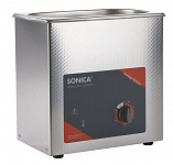 SONICA 2400EP S3 - ультразвуковая мойка с подогревом, функцией вакуумирования и краном для слива жидкости, 4,5 л