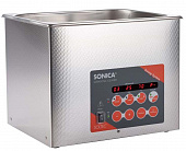SONICA 3200EP S3 - ультразвуковая мойка с подогревом, функцией вакуумирования и краном для слива жидкости, 6 л